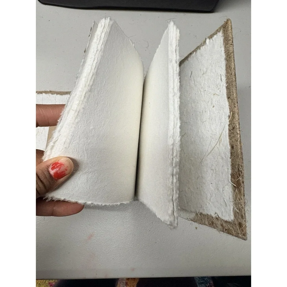 Hand-Made Eco Africa Plant Papers Book Journal Scrapbook Diary Junk Journal Smll